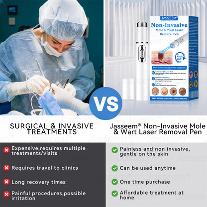 𝐉𝐚𝐬𝐬𝐞𝐞𝐦®🧡𝐍𝐨𝐧-𝐈𝐧𝐯𝐚𝐬𝐢𝐯𝐞 𝐌𝐨𝐥𝐞 & 𝐖𝐚𝐫𝐭 𝐋𝐚𝐬𝐞𝐫 𝐑𝐞𝐦𝐨𝐯𝐚𝐥 𝐏𝐞𝐧 (𝐩𝐚𝐢𝐧𝐥𝐞𝐬𝐬 𝐫𝐞𝐦𝐨𝐯𝐚𝐥 𝐨𝐟 𝐰𝐚𝐫𝐭𝐬, 𝐦𝐨𝐥𝐞𝐬, 𝐚𝐠𝐞 𝐬𝐩𝐨𝐭𝐬, 𝐚𝐧𝐝 𝐬𝐤𝐢𝐧 𝐭𝐚𝐠𝐬)
