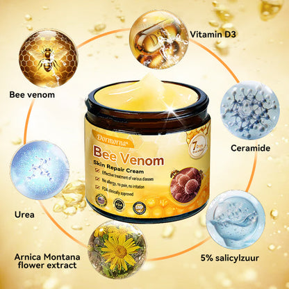 （🚚 Made & Shipped in the USA ✅） 𝐃𝐨𝐫𝐦𝐨𝐫𝐧𝐚® 💕 Bee Venom Repair Cream Last Day – 70% OFF! 🔥