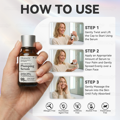 Official Store 💕 Glimmerly® Volufiline + Pal‑Isoleucine 4‑in‑1 Firming & Plumping Serum (Limited-Time 80% Off)🔥