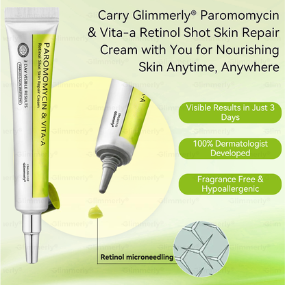 (LAST DAY SALE — 40% OFF🔥) 𝗚𝗹𝗶𝗺𝗺𝗲𝗿𝗹𝘆® 𝗣𝗮𝗿𝗼𝗺𝗼𝗺𝘆𝗰𝗶𝗻 & 𝗩𝗶𝘁𝗮‑𝗔 𝗥𝗲𝘁𝗶𝗻𝗼𝗹 𝗠𝗶𝗰𝗿𝗼‑𝗜𝗻𝗳𝘂𝘀𝗶𝗼𝗻 𝗥𝗲𝗽𝗮𝗶𝗿 𝗖𝗿𝗲𝗮𝗺 (𝘄𝗶𝘁𝗵 𝗹𝗶𝗾𝘂𝗶𝗱 𝗺𝗶𝗰𝗿𝗼𝗻𝗲𝗲𝗱𝗹𝗲𝘀, 𝗳𝗼𝗿𝗺𝘂𝗹𝗮𝘁𝗲𝗱 𝘁𝗼 𝗵𝗲𝗹𝗽 𝗿𝗲𝗺𝗼𝘃𝗲 𝘄𝗮𝗿𝘁𝘀, 𝗺𝗼𝗹𝗲𝘀, 𝗮𝗴𝗲 𝘀𝗽𝗼𝘁𝘀, 𝗮𝗻𝗱 𝘀𝗸𝗶𝗻 𝘁𝗮𝗴𝘀)