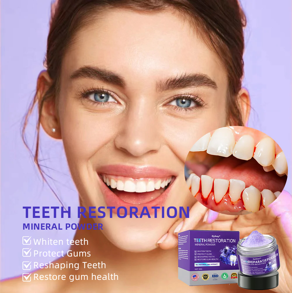 𝐎𝐲𝐢𝐤𝐞𝐲® Mineral Whitening Tooth Powder 🦷  (🎁 Exclusive Promotion - 60% Off)