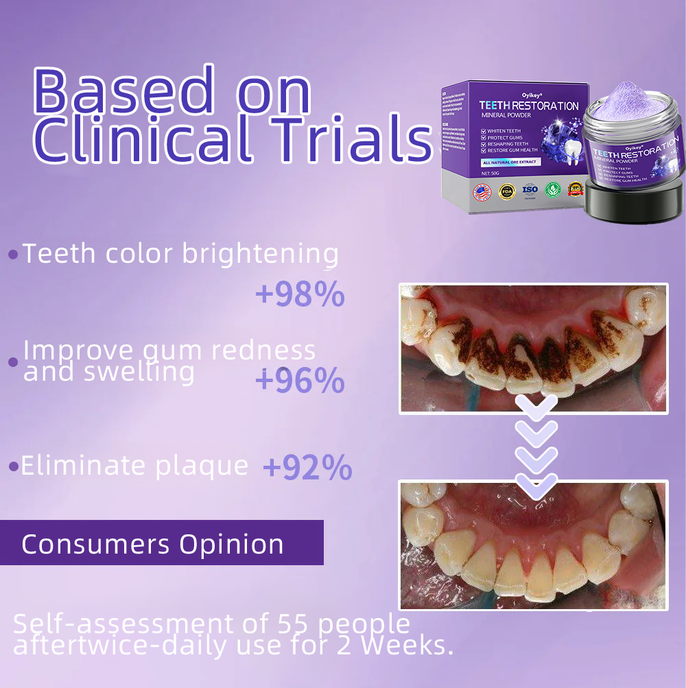 𝐎𝐲𝐢𝐤𝐞𝐲® Mineral Whitening Tooth Powder 🦷  (🎁 Exclusive Promotion - 60% Off)