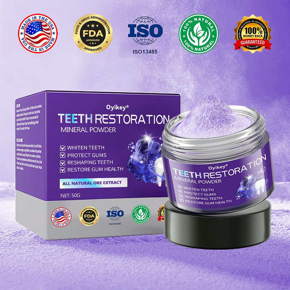 𝐎𝐲𝐢𝐤𝐞𝐲® Mineral Whitening Tooth Powder 🦷  (🎁 Exclusive Promotion - 60% Off)