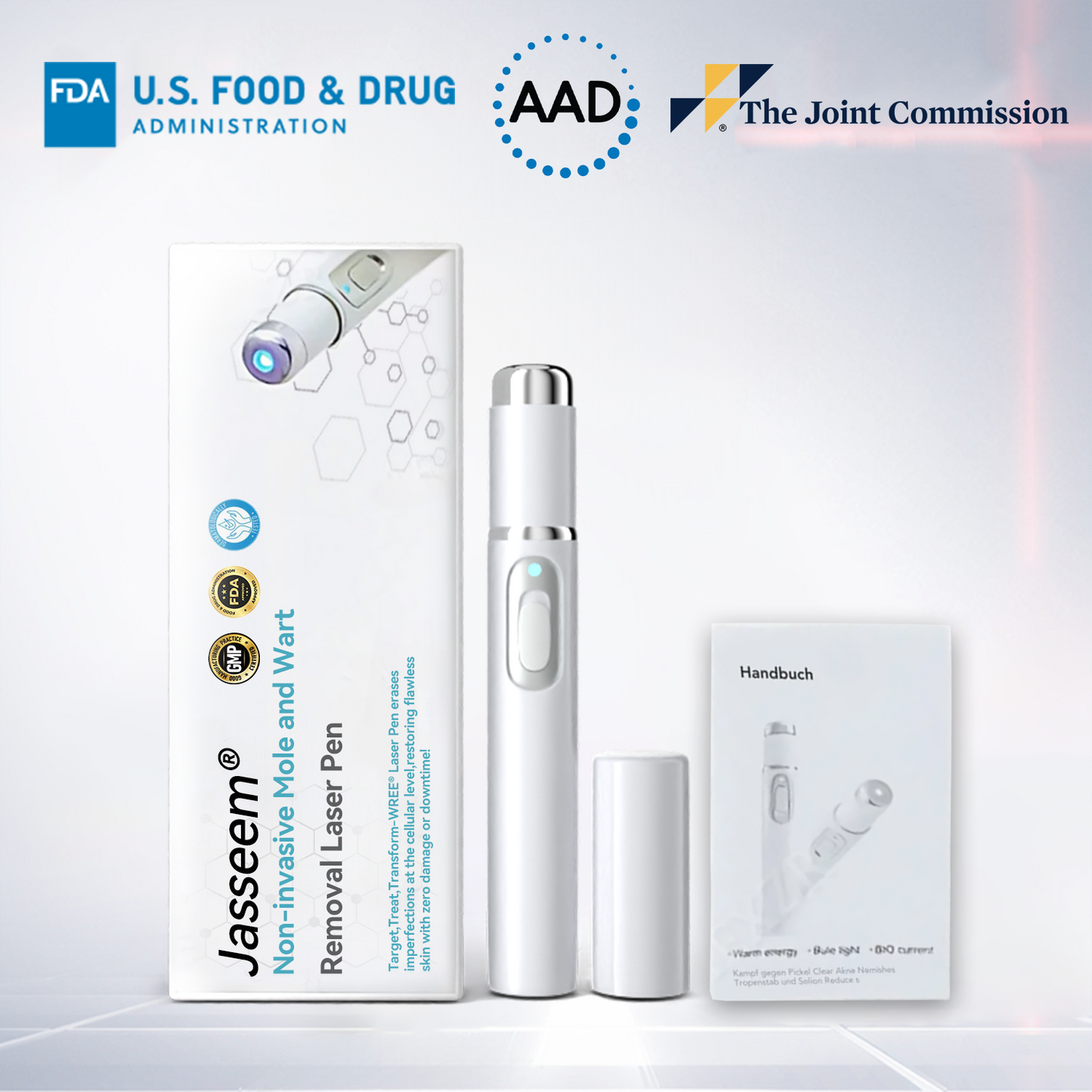 𝐉𝐚𝐬𝐬𝐞𝐞𝐦® 💛Non-invasive Mole and Wart Removal Laser Pen (Quick and painless removal of warts, moles, age spots and skin tags - without any side effects)