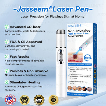𝐉𝐚𝐬𝐬𝐞𝐞𝐦®👩‍⚕️🎉 𝐍𝐨𝐧-𝐈𝐧𝐯𝐚𝐬𝐢𝐯𝐞 𝐌𝐨𝐥𝐞 & 𝐖𝐚𝐫𝐭 𝐋𝐚𝐬𝐞𝐫 𝐑𝐞𝐦𝐨𝐯𝐚𝐥 𝐏𝐞𝐧 (𝐐𝐮𝐢𝐜𝐤 𝐚𝐧𝐝 𝐩𝐚𝐢𝐧𝐥𝐞𝐬𝐬 𝐫𝐞𝐦𝐨𝐯𝐚𝐥 𝐨𝐟 𝐰𝐚𝐫𝐭𝐬, 𝐦𝐨𝐥𝐞𝐬, 𝐚𝐠𝐞 𝐬𝐩𝐨𝐭𝐬, 𝐚𝐧𝐝 𝐬𝐤𝐢𝐧 𝐭𝐚𝐠𝐬 𝐰𝐢𝐭𝐡 𝐧𝐨 𝐬𝐢𝐝𝐞 𝐞𝐟𝐟𝐞𝐜𝐭𝐬)
