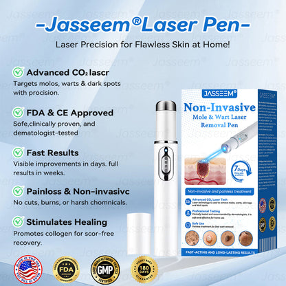 𝐉𝐚𝐬𝐬𝐞𝐞𝐦®🧡𝐍𝐨𝐧-𝐈𝐧𝐯𝐚𝐬𝐢𝐯𝐞 𝐌𝐨𝐥𝐞 & 𝐖𝐚𝐫𝐭 𝐋𝐚𝐬𝐞𝐫 𝐑𝐞𝐦𝐨𝐯𝐚𝐥 𝐏𝐞𝐧 (𝐩𝐚𝐢𝐧𝐥𝐞𝐬𝐬 𝐫𝐞𝐦𝐨𝐯𝐚𝐥 𝐨𝐟 𝐰𝐚𝐫𝐭𝐬, 𝐦𝐨𝐥𝐞𝐬, 𝐚𝐠𝐞 𝐬𝐩𝐨𝐭𝐬, 𝐚𝐧𝐝 𝐬𝐤𝐢𝐧 𝐭𝐚𝐠𝐬)