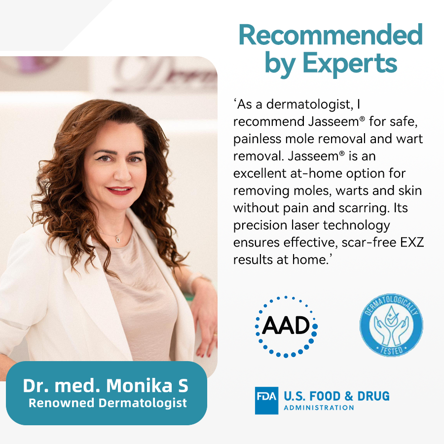 𝐉𝐚𝐬𝐬𝐞𝐞𝐦® 💛Non-invasive Mole and Wart Removal Laser Pen (Quick and painless removal of warts, moles, age spots and skin tags - without any side effects)
