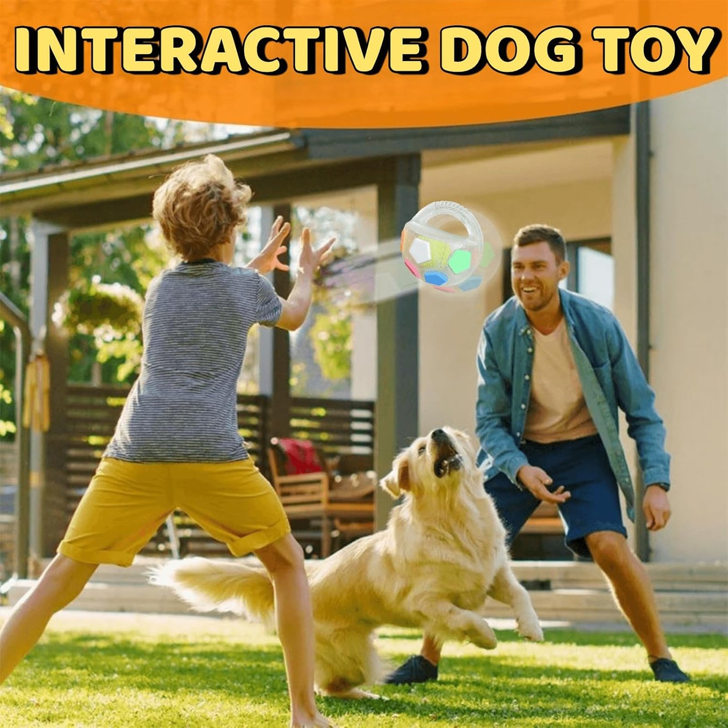COLORIVER® TPR Dog Soccer Ball –🎁🎁