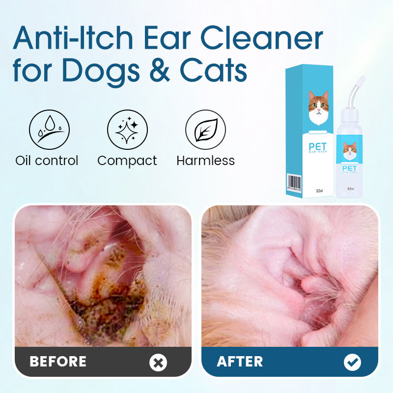 Official Store 💖 Advanced Anti-Itch Ear Cleaner for Dogs & Cats